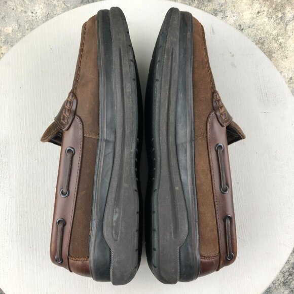 GH Bass & Co Men's Size 10.5M Ketch Brown Leather Slip On Penny Loafers - Picture 8 of 14